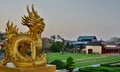 A dragon statue in the inner courtyard. Imperial City. Hue. Vietnam Royalty Free Stock Photo